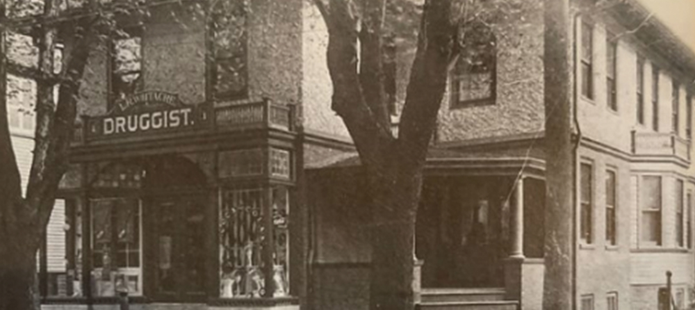Historic photo of Merchantville pharmacy